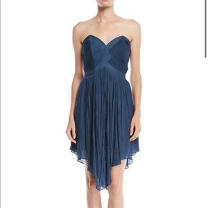 Halston strapless dress